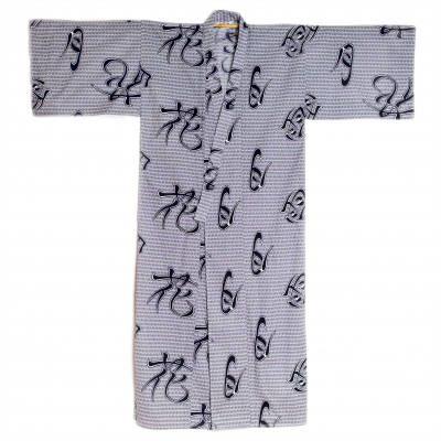 Men’s blue &amp; white cotton kimono/yukata
