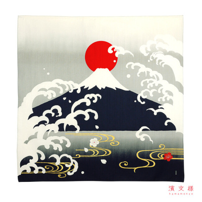 Furoshiki-90cm-Mt-fuji-and-red-sun
