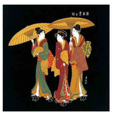 Furoshiki - 3 Geisha Furoshiki - 3 Geisha