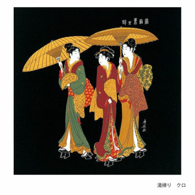Furoshiki-chirimen-3-Geisha